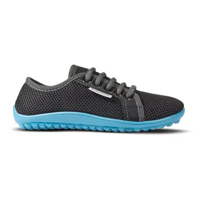 Leguano LEGUANITO AKTIV Anthracite Blue Dětské barefoot tenisky