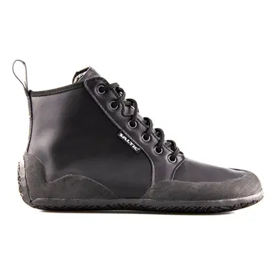 SALTIC OUTDOOR WINTER Black Nappa Kotníkové barefoot boty