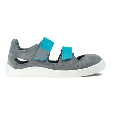 BABY BARE SANDÁLKY FEBO JOY Grey Tyrkys Dětské barefoot sandály