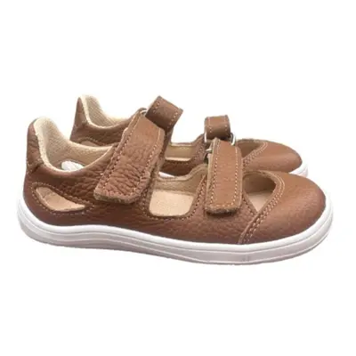 BABY BARE SANDÁLKY FEBO JOY Brown Dětské barefoot sandály