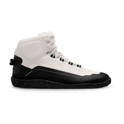 GROUNDIES ALL TERRAIN HIGH Off-white / Black | Dámské barefoot pohorky