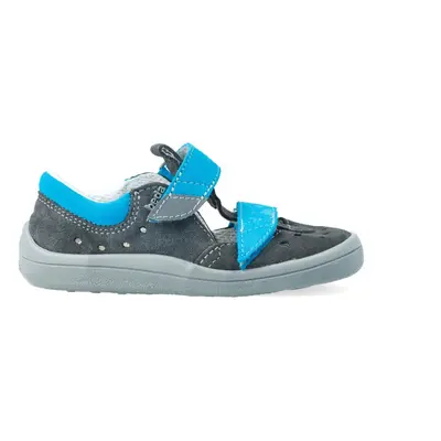 BEDA SANDÁLY ROBIN Grey Blue | Dětské barefoot sandály