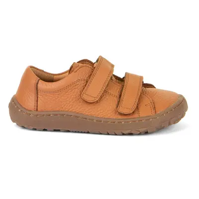 FRODDO TENISKY LEATHER Cognac Dětské barefoot tenisky