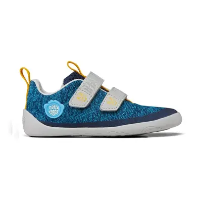 Affenzahn SNEAKER KNIT HAPPY PENGUIN Blue | Dětské barefoot tenisky