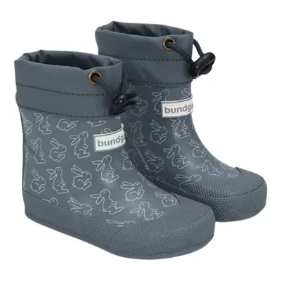 BUNDGAARD COVER RUBBER BOOT Rabbit Teal Dětské barefoot holínky