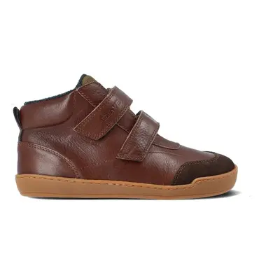 CRAVE TALINN Brown | Dětské zimní zateplené barefoot boty