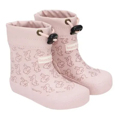 BUNDGAARD COVER RUBBER BOOT Rabbit Old Rose Dětské barefoot holínky