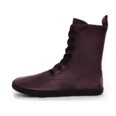 SHAPEN MAVERICK Bordeaux Kotníkové barefoot boty