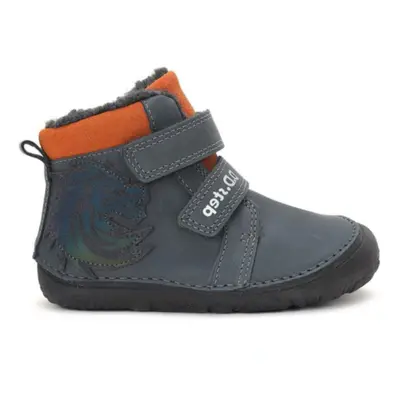 D.D.Step Barefoot zimní boty W073-42488A dark grey