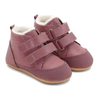 BUNDGAARD PREWALKER III WINTER Dark Rose WS | Dětské první barefoot botičky