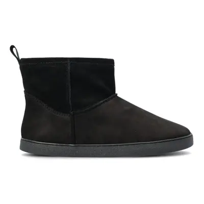 GROUNDIES COZY BOOT Low Black Dámské barefoot válenky