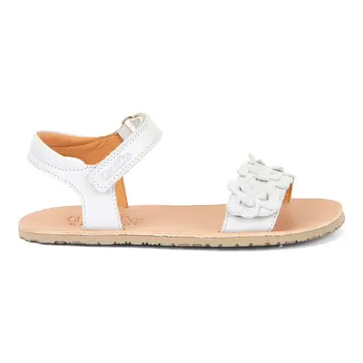 FRODDO SANDAL FLEXY FLOWER White Barefoot sandály