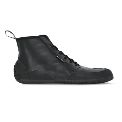 SALTIC OUTDOOR HIGH Black Nappa Outdoorové barefoot boty