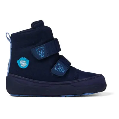 Affenzahn comfy walk wool midboot bear blue