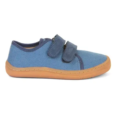 FRODDO SNEAKER CANVAS II Denim Dětské barefoot tenisky