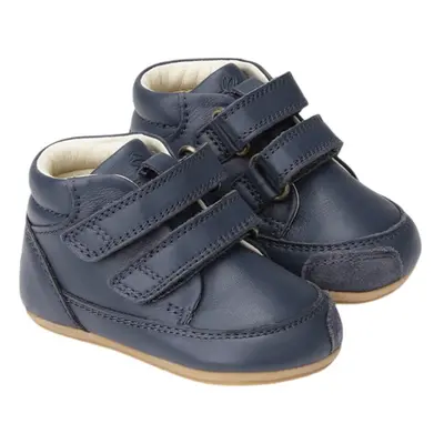 BUNDGAARD PREWALKER STRAP III Navy Dětské první barefoot botičky