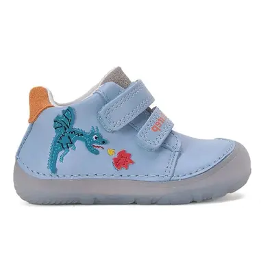 D.D.STEP S073-51696 CELOROČNÍ TENISKY Sky Blue Dětské barefoot tenisky