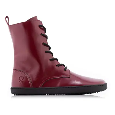 SHAPEN MAVERICK Bordeaux Kotníkové barefoot boty