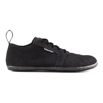 SALTIC SMART Black Velur Barefoot tenisky