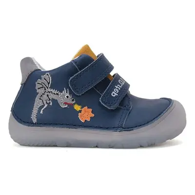 D.D.STEP S073-51696A CELOROČNÍ TENISKY Bermuda Blue Dětské barefoot tenisky