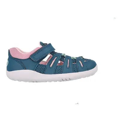 BOBUX SUMMIT Tidal Teal-Pink Diamond Multi Dětské barefoot sandály