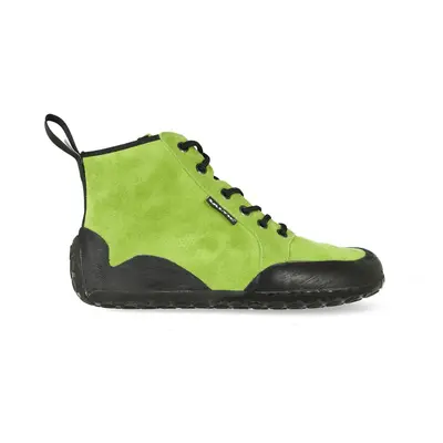 SALTIC OUTDOOR HIGH Green Outdoorové barefoot boty