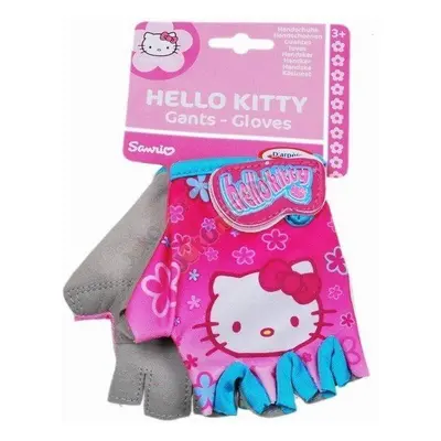 mamido Dívčí cyklistické rukavice Hello Kitty