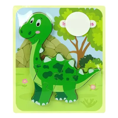 mamido Dřevěné puzzle pro nejmenší dinosaurus