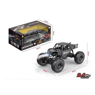 Mamido Mamido Terénní autíčko na dálkové ovládání Monster XXL černé 1:8 RC