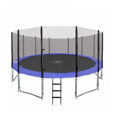 mamido Trampolína s žebříkem 487 cm modrá