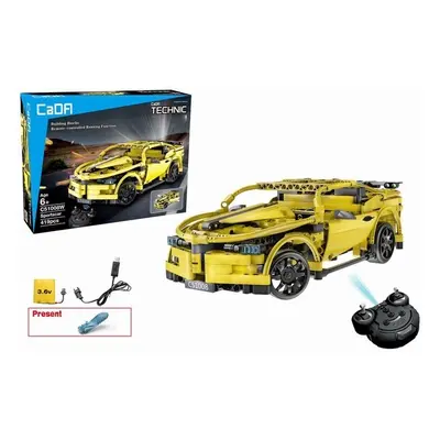 mamido Stavebnice technic R/C žlutý sporťák