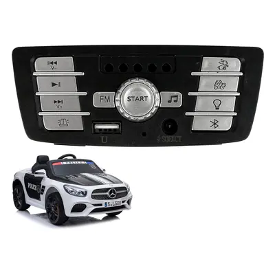 mamido Hudební panel do elektrického vozítka policie Mercedes SL500