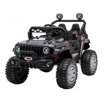 mamido Elektrické autíčko jeep Off-road Speed 4x4 černé