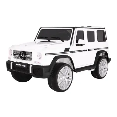 mamido Dětské elektrické autíčko Mercedes G65 bílé lakované