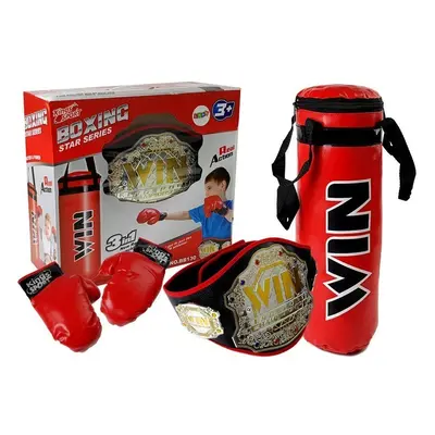 mamido Boxerský set pro děti červený