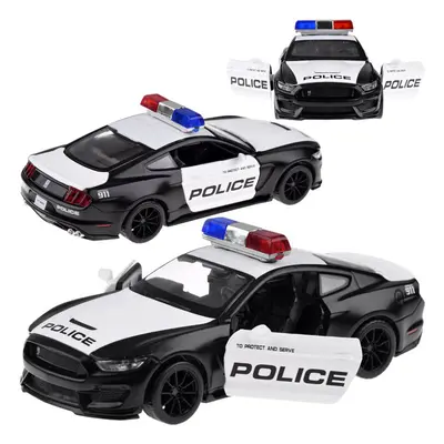 mamido Kovové autíčko policie Ford Mustang Shelby GT350 1:32 s efekty