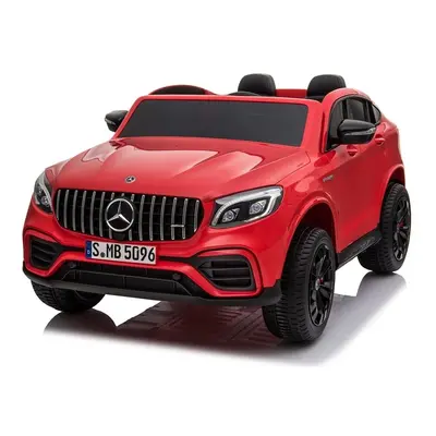 mamido Dětské elektrické autíčko Mercedes GLC 63S 4x4 dvoumístné červené