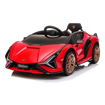 mamido Dětské elektrické auto Lamborghini Sian červené