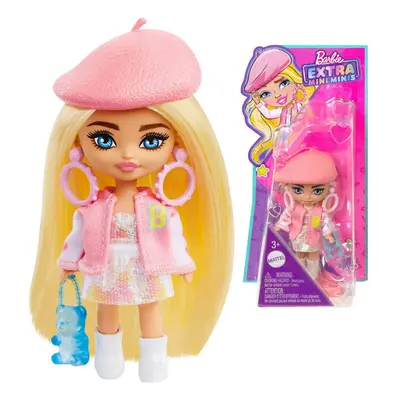 mamido Stylová módní panenka Barbie Extra Mini Minis v baretu