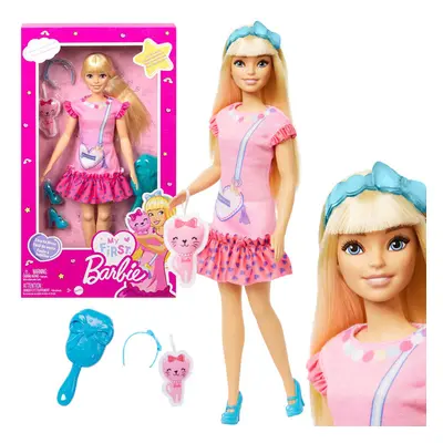 mamido Panenka My First Barbie Moje První s pohyblivými končetinami a koťátkem