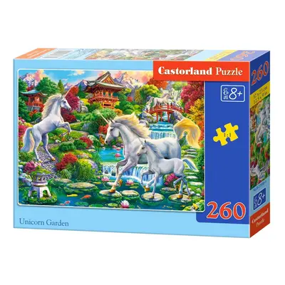 mamido Puzzle 260 Jednorožčí zahrada