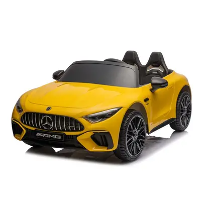 mamido Elektrické autíčko Mercedes AMG SL63 24V 2x200W lakované žluté