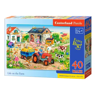 mamido Puzzle 40 dílů MAXI Život na farmě