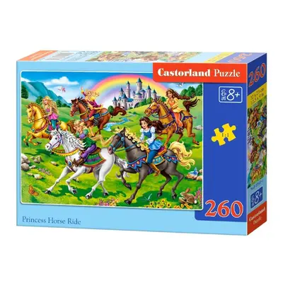 mamido Puzzle 260 dílků Princezna na koni