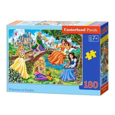 mamido Puzzle 180 dílků Princezny v Zahradě