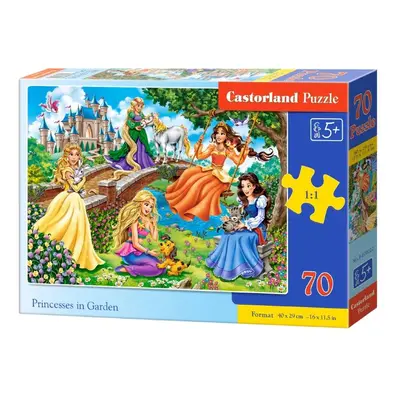 mamido Puzzle 70 dílků Princezny v zahradě