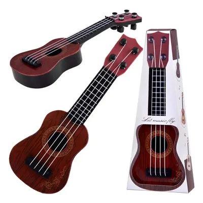 mamido Dětská mini kytara ukulele 25 cm modrá