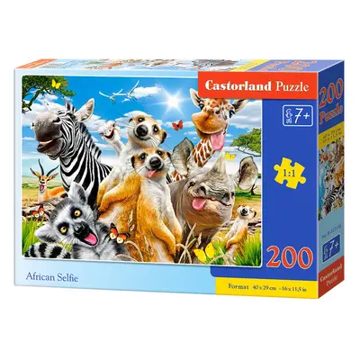 mamido Puzzle 200 dílků Africké selfie