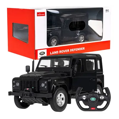 Mamido RASTAR Auto na dálkové RC ovládání Land Rover Defender Rastar 1:14 černé