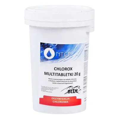 mamido Chlorox Multitablety Chlorox 20g Chemie do bazénu 1KG modré